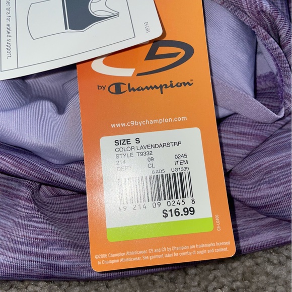 Champion Tank Top Shirt NWT Size Small Purple - Picture 3 of 9